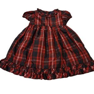 Ralph Lauren plaid holiday dress, sz 24 months